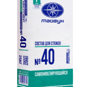 Самонивелирующийся состав для стяжек «Тайфун Мастер» №40