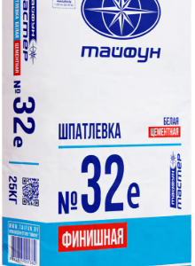Шпатлевка цементная фасадная №32с (серая)/№32е (белая)