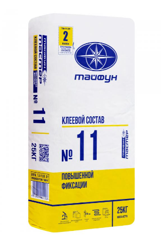 Клеи для плитки «Тайфун Мастер» №11
