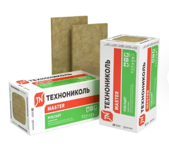 Плита минераловатная ТЕХНОНИКОЛЬ Роклайт 1200х600х50 мм, 50% компрессия, 12 шт